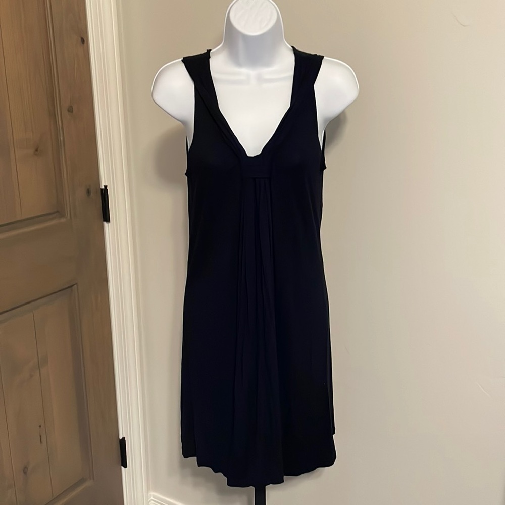 Knit black dress or pool coverup
